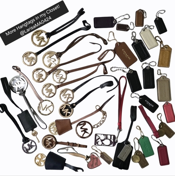 Vintage Dooney & Bourke Brown Leather Hangtag with Gold Tag - Picture 3 of 3